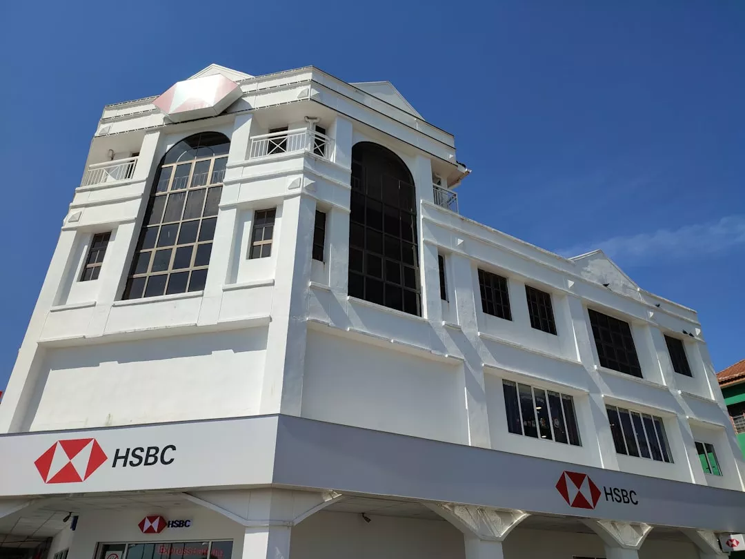 a white building with windows